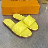 Louis Vuitton shoes Style 314 - front view, statement logo accent