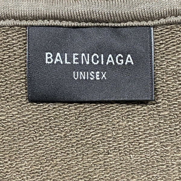 Close-up of Balenciaga designer clothing craftsmanship