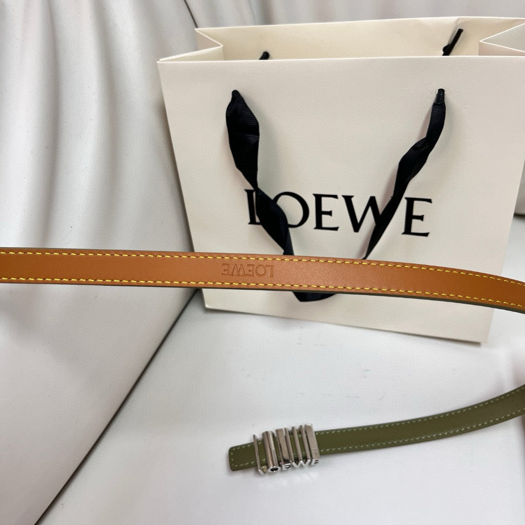 Belts- Loew Belt 1.5 Cm Premium Leather Designer Belt