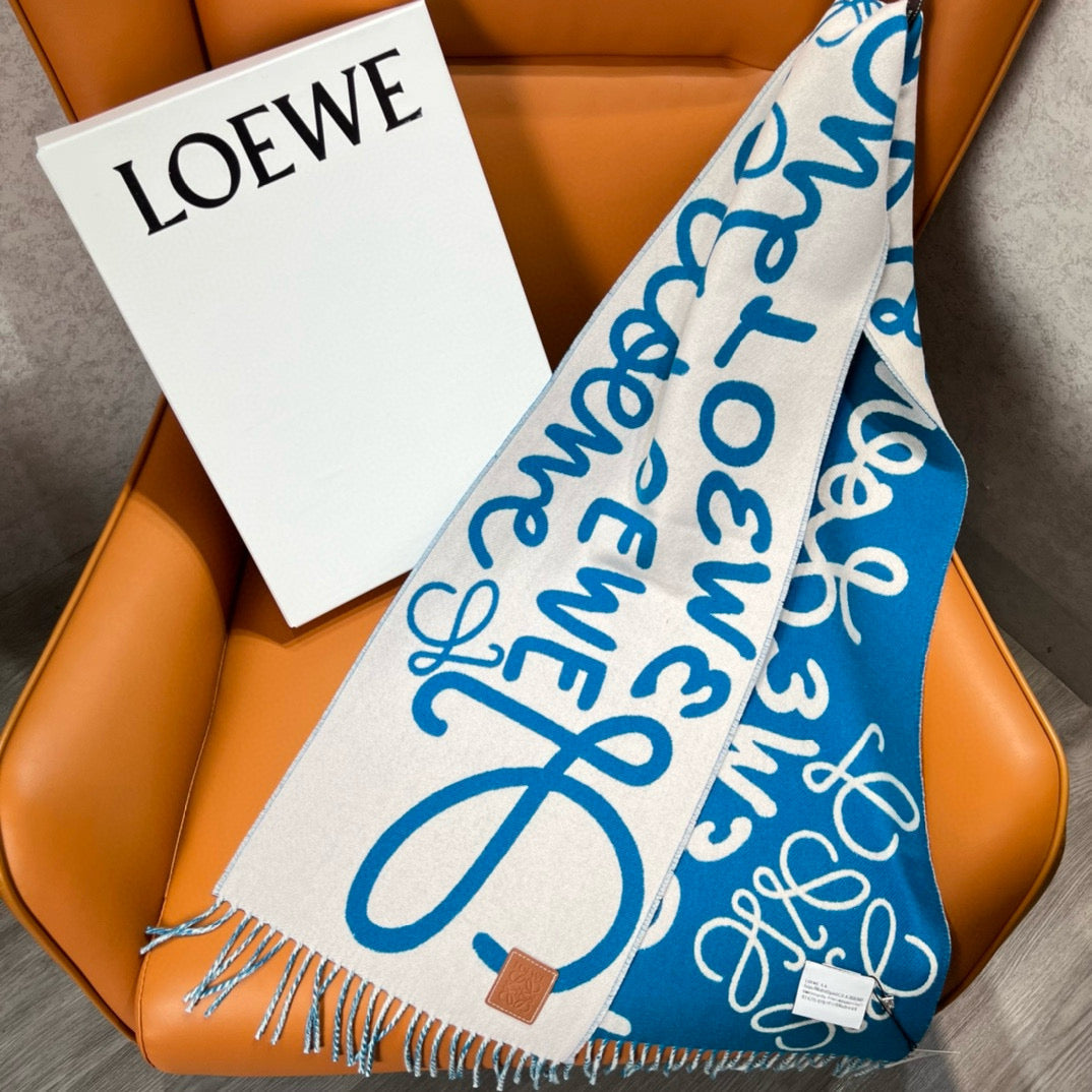 Scarves- Loew Scarf Luxury Designer Silk Scarf