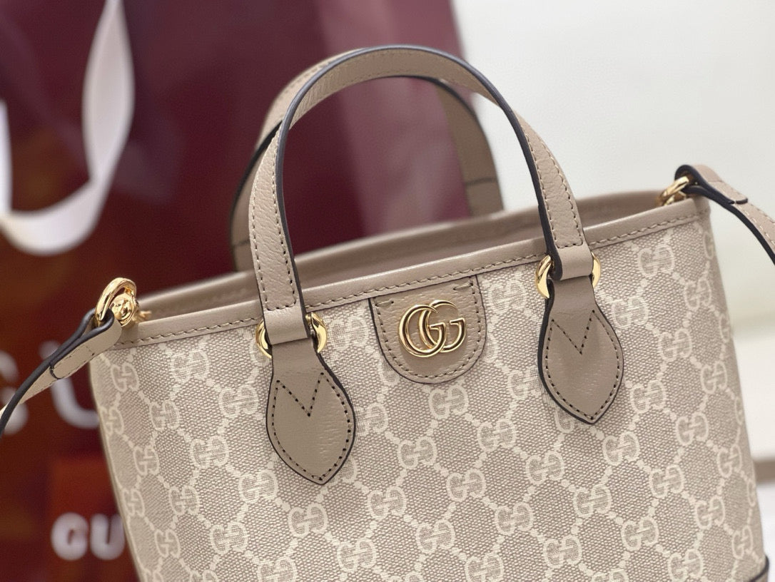 Gucci Bags- Gucci Ophidia Mini Tote Bag Elegant Everyday Designer Handbag