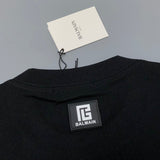Close-up of Balmain designer clothing craftsmanship