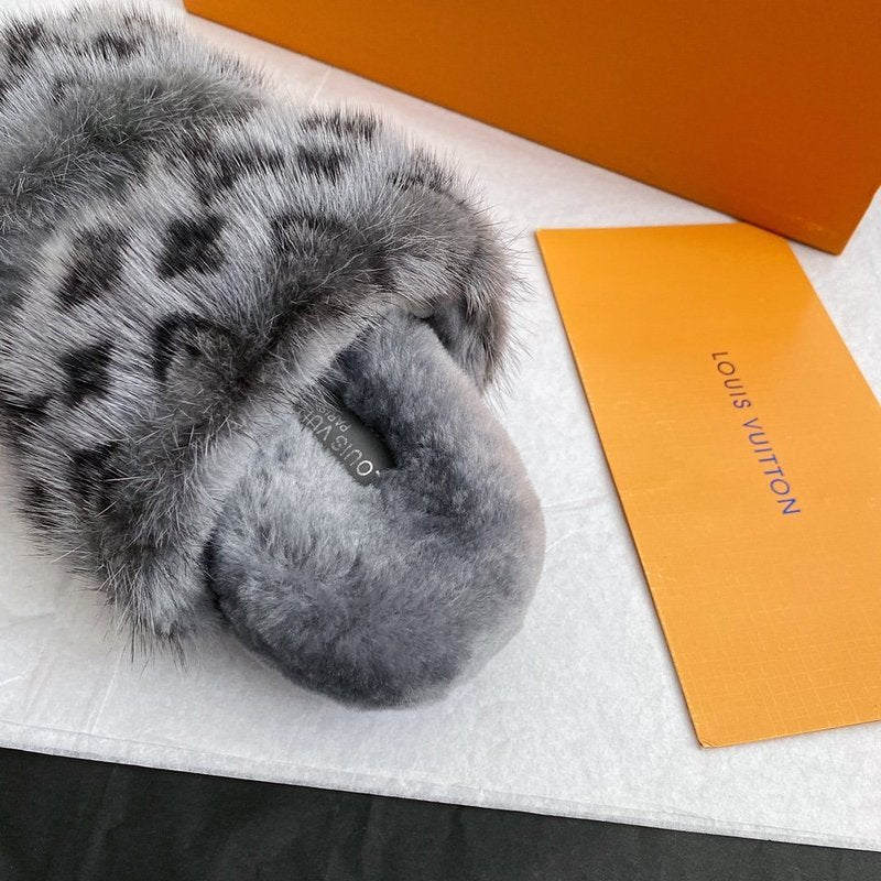 Close-up of Louis Vuitton shoes craftsmanship
