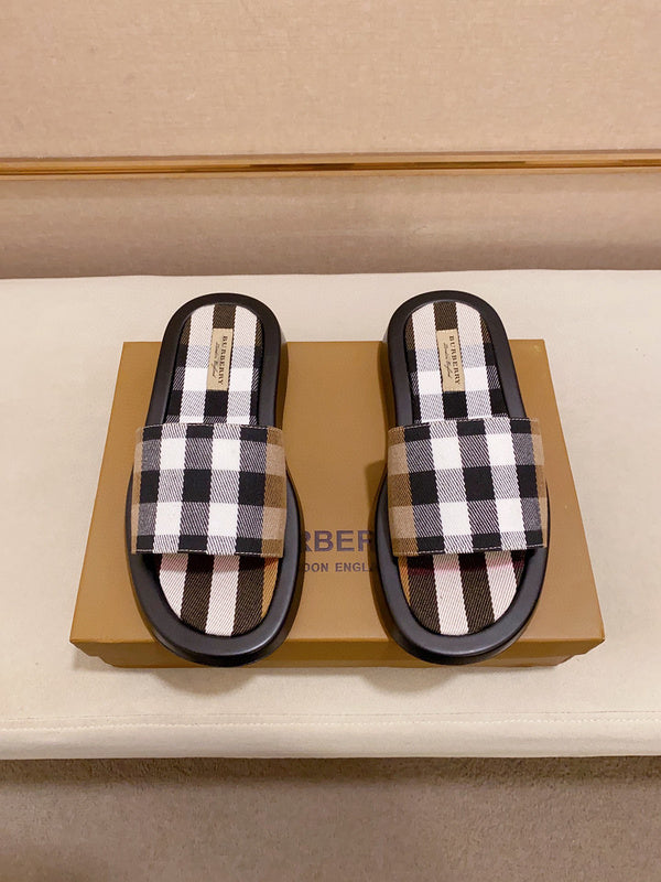 Burberry Burgundy Slip-On Sneakers - Lifestyle Styling Shot