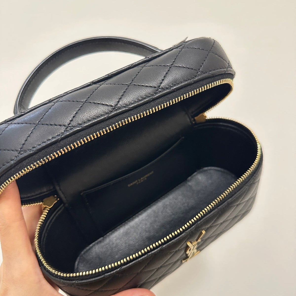 Saint Laurent Bags- Saint Laurent Gaby Mini Vanity Bag Luxury Designer Leather Handbag