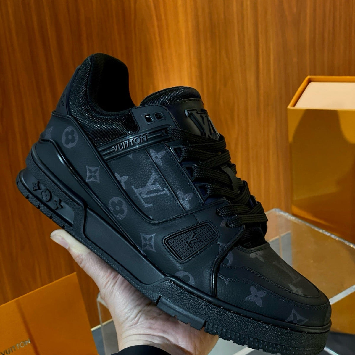 Louis Vuitton Shoes- Louis Vuitton Lou Trainers Comfortable Everyday Designer Shoes