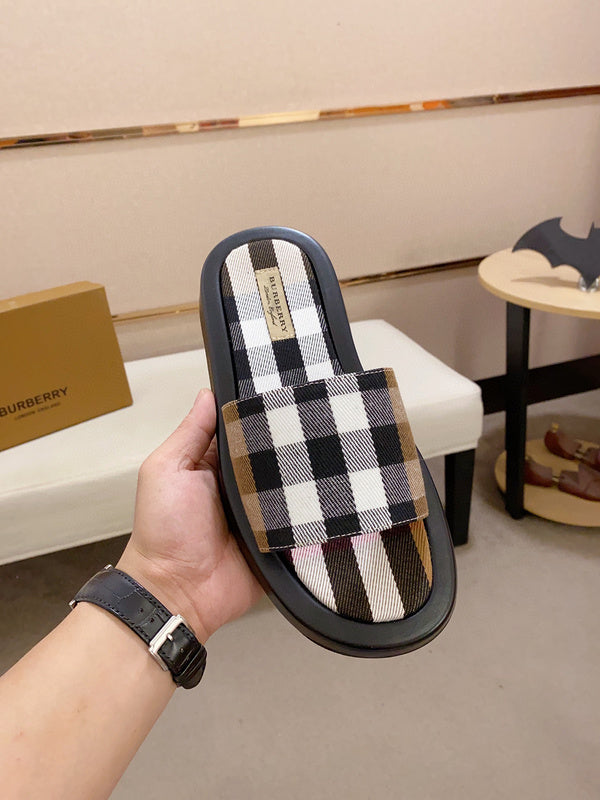 Burberry Burgundy Slip-On Sneakers - Angled View