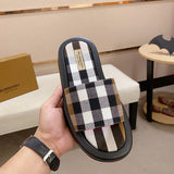 Burberry Burgundy Slip-On Sneakers - Angled View