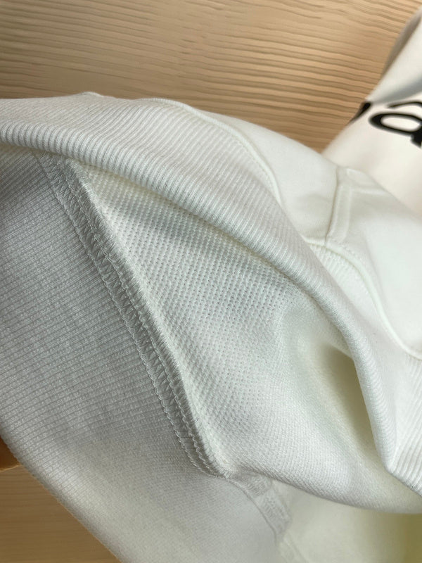 Close-up of Balenciaga designer clothing craftsmanship