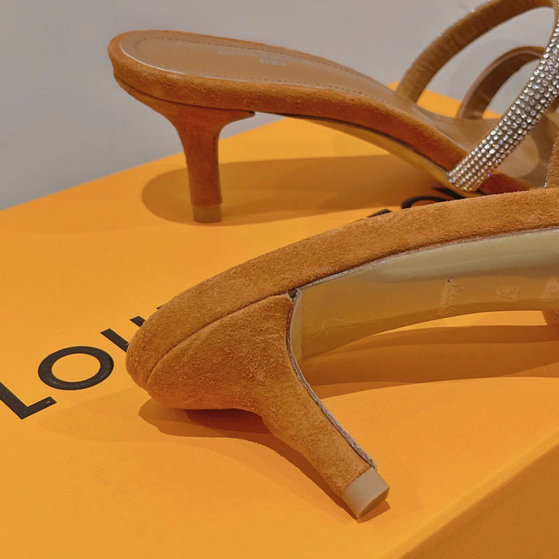 Louis Vuitton Grey Chelsea Boots - Close-Up Texture View