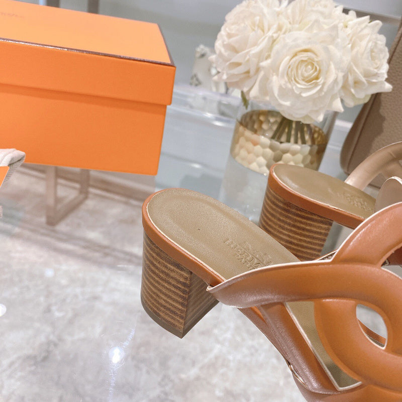 Hermès Nude Low-Top Sneakers - Full Silhouette View