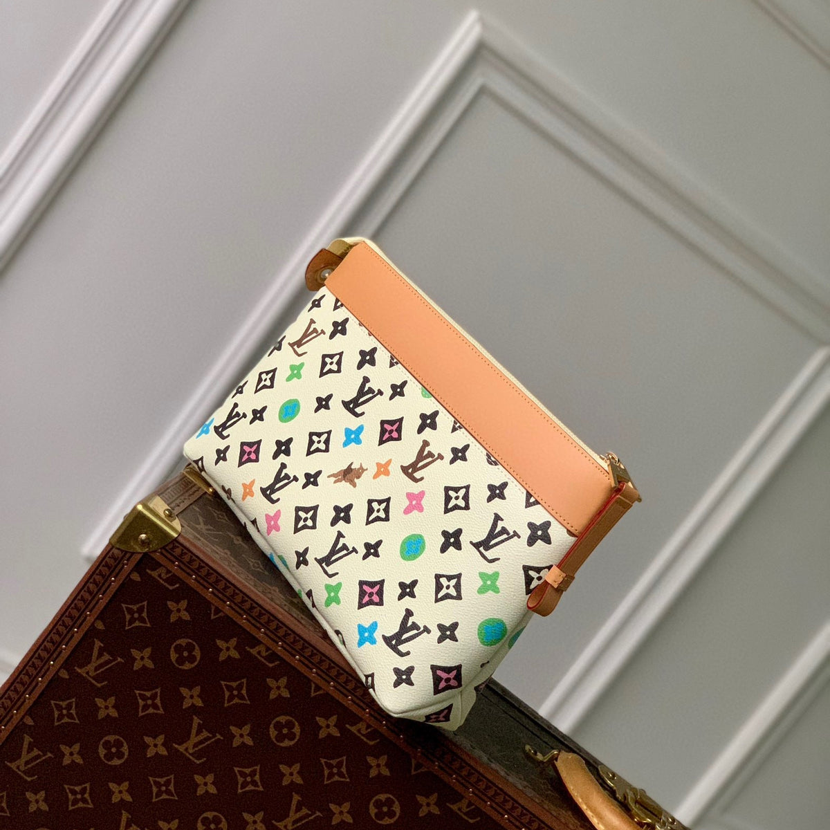 Louis Vuitton Bags- Louis Vuitton Lou Pochette Voyage Souple Pouch Premium Designer Shoulder Bag