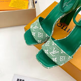 Louis Vuitton Tan High-Top Sneakers - Lifestyle Styling Shot
