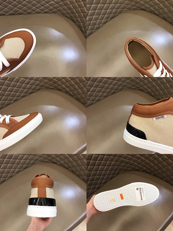 Hermès Grey Pointed-Toe Flats - Heel Detail View