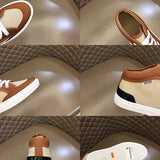 Hermès Grey Pointed-Toe Flats - Heel Detail View