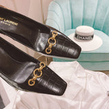 Saint Laurent shoes front view designer style