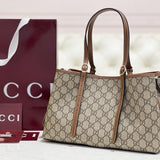 Gucci Emblem Small Tote Bag detail shot – designer craftsmanship and quality