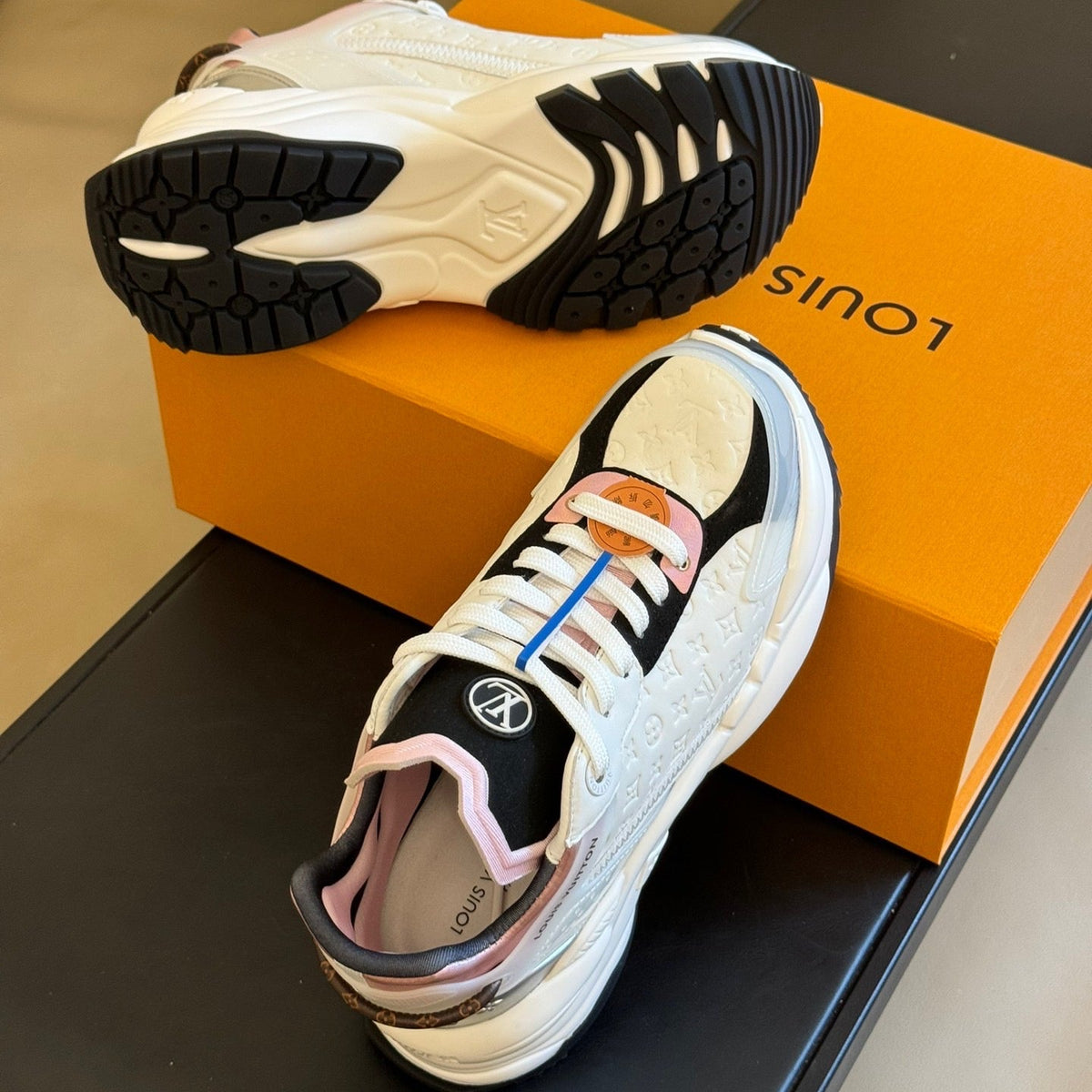Louis Vuitton Shoes- Louis Vuitton Lou Run 55 Trainers Premium Designer Casual Shoes