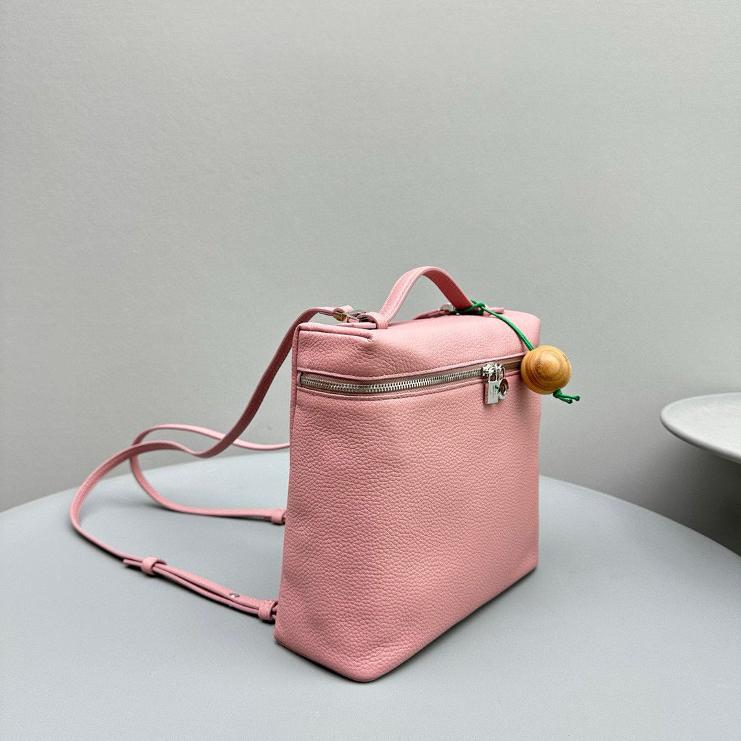 Bags- Loro P Extra Pocket Backpack Luxury Designer Leather Handbag