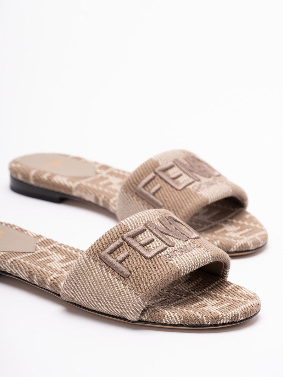 Fendi sandals lifestyle shot premium designer piece