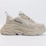 Balenciaga Camel Combat Boots - Front View