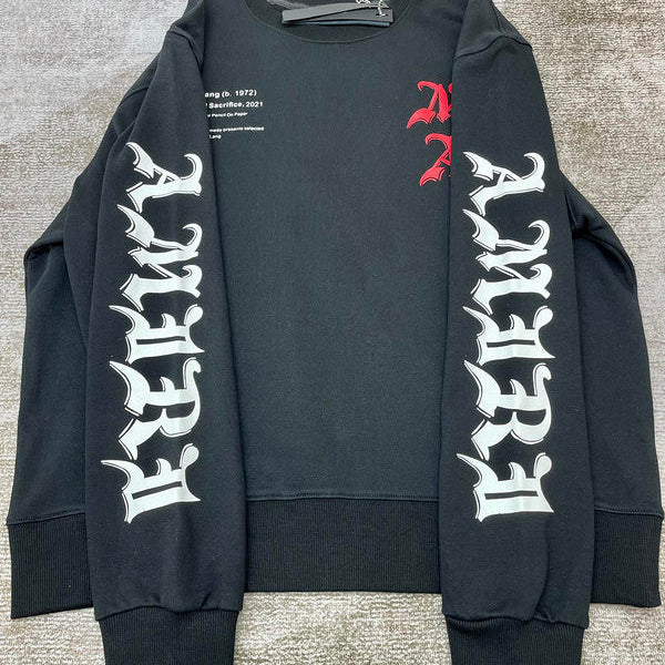 Amiri designer hoodie full view