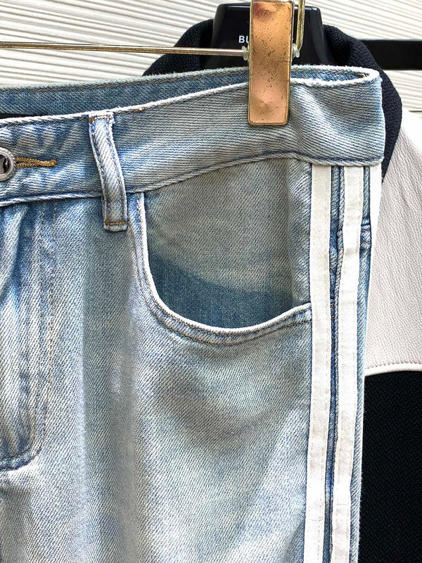 Close-up of Balmain designer clothing craftsmanship