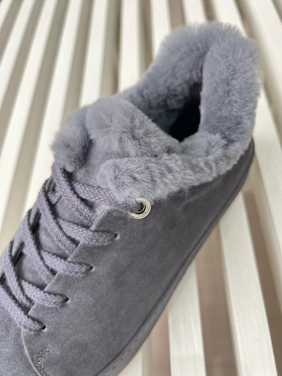 Shoes- Loro P Fur Nuages Sneakers Comfortable Everyday Designer Shoes