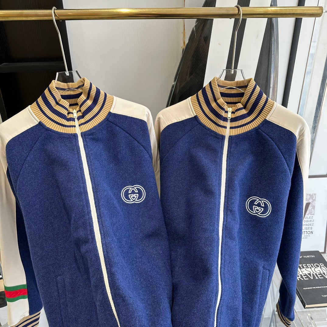 Gucci Jackets- Gucci Zip Bomber Premium Casual Designer Jacket