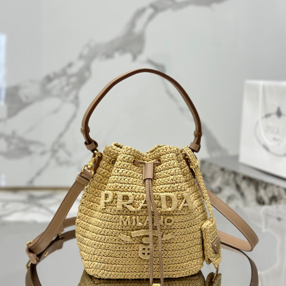 Bags- Pd Crochet Mini Bucket Bag Elegant Everyday Designer Handbag