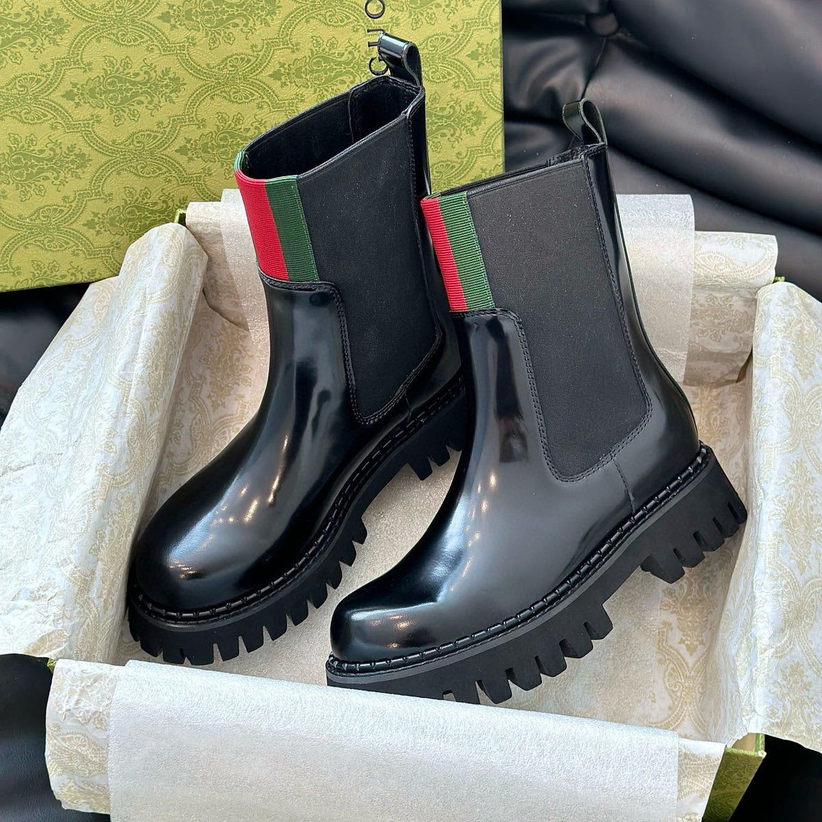 Gucci Shoes- Gucci Boots Premium Designer Casual Shoes