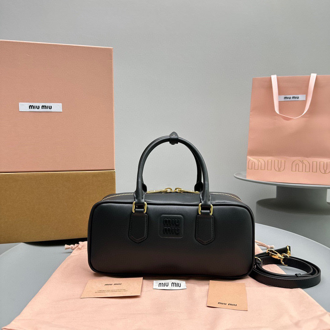 Bags- Miu M Arcadie Bag Luxury Designer Leather Handbag