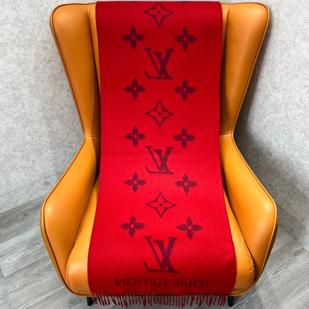 Louis Vuitton Scarves- Louis Vuitton Lou Scarf Luxury Designer Silk Scarf