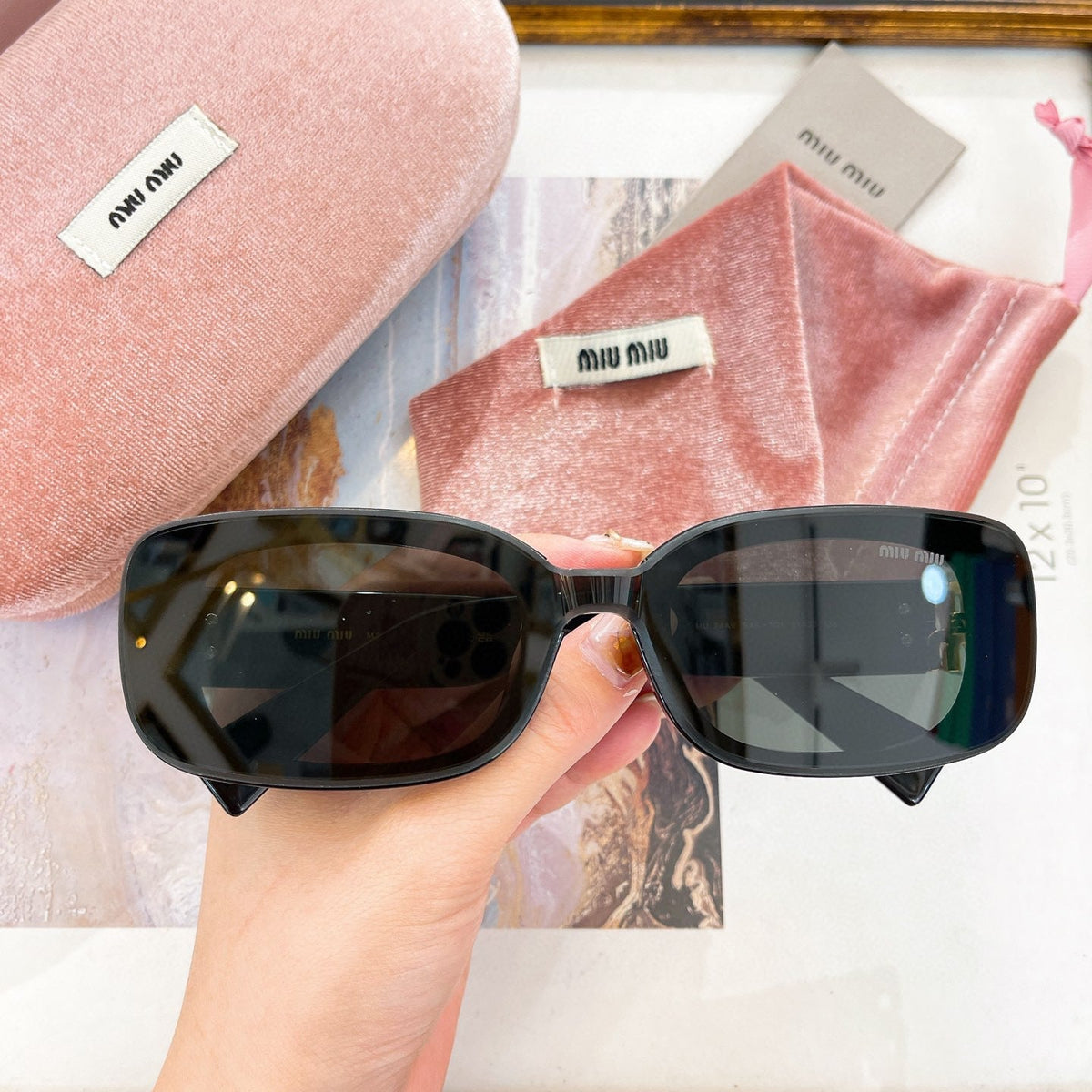 Sunglasses- Miu M Sunglasses Luxury Designer UV Sunglasses