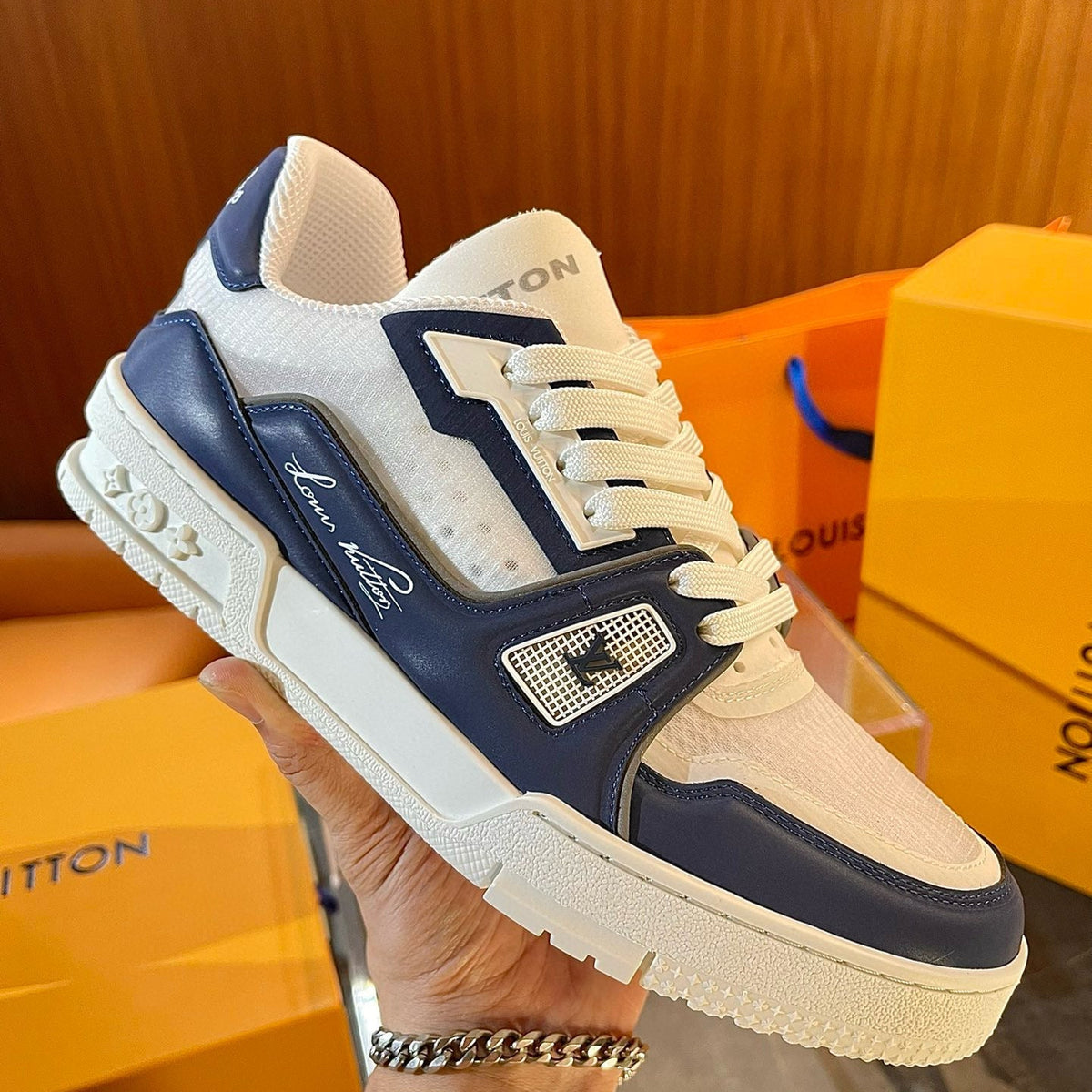 Louis Vuitton Shoes- Louis Vuitton Lou Trainers Luxury Lifestyle Designer Footwear