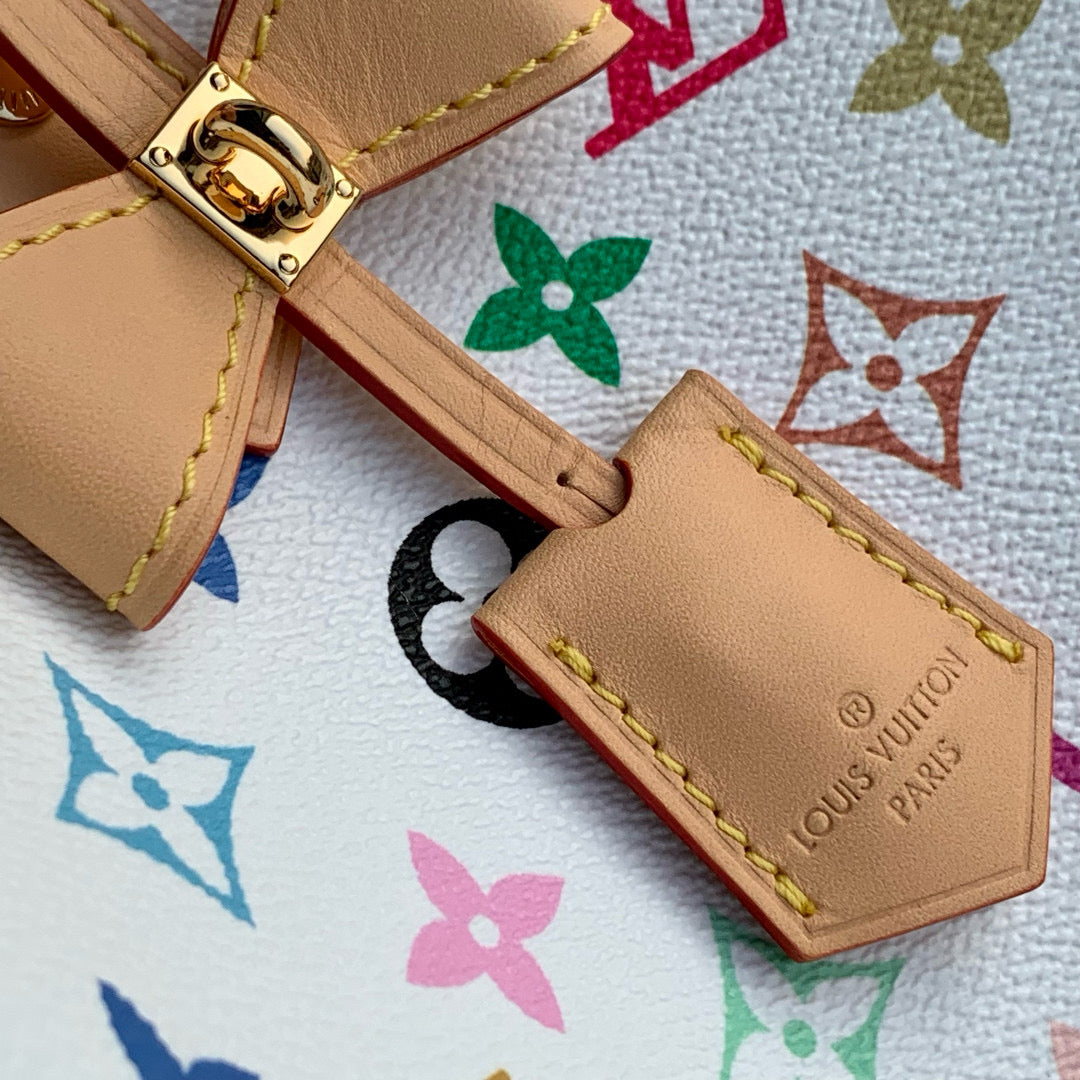 Louis Vuitton Bags- Louis Vuitton Lou x Murakami Speedy 25 Bag Luxury Designer Leather Handbag