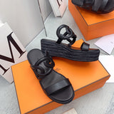 Hermès White Ankle Strap Heels - Front View