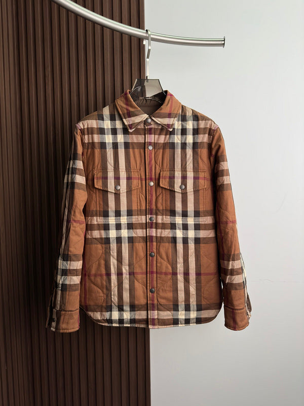 Close-up of Burberry designer clothing craftsmanship