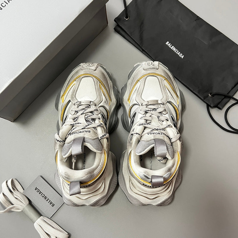 Balenciaga Chocolate Brown Slip-On Sneakers - Lifestyle Styling Shot