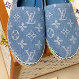 Louis Vuitton luxury shoes detail shot