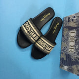 Dior shoes Style 033 - close-up of iconic logo design