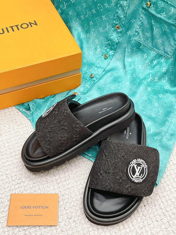 Louis Vuitton shoes Style 374 - angled studio shot