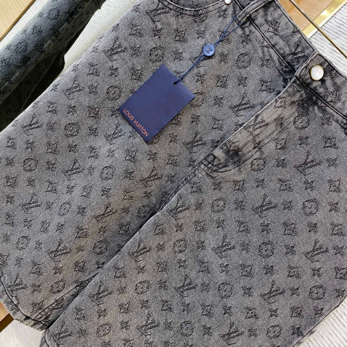 Louis Vuitton Jeans- Louis Vuitton Lou Denim Shorts Classic Everyday Designer Jeans