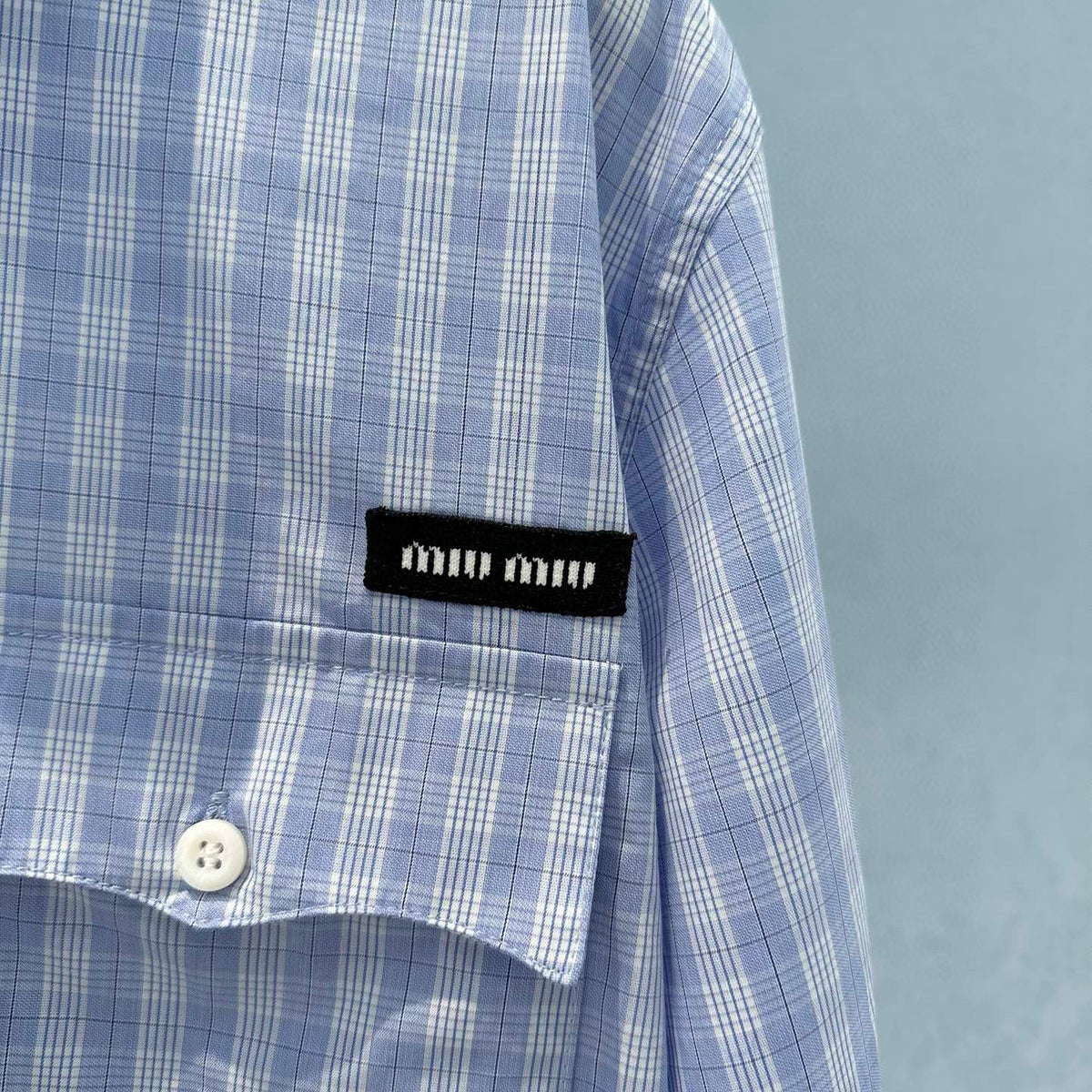 Tops- Miu M Shirt Elegant Everyday Designer Top