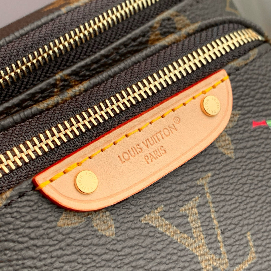 Louis Vuitton Bags- Louis Vuitton Lou x Murakami Mini Bumbag Luxury Designer Leather Handbag