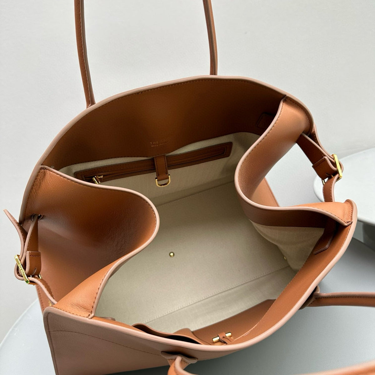 The Row Bags- The Row Margaux 17 Bag Luxury Designer Leather Handbag
