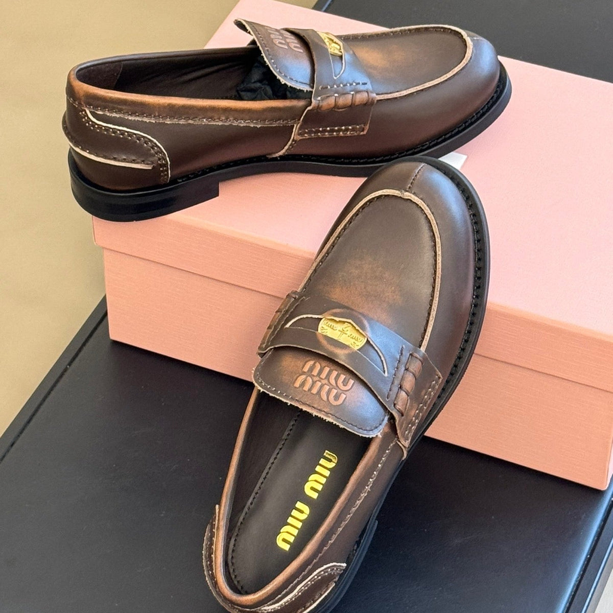 Shoes- Miu M Loafers Comfortable Everyday Designer Shoes