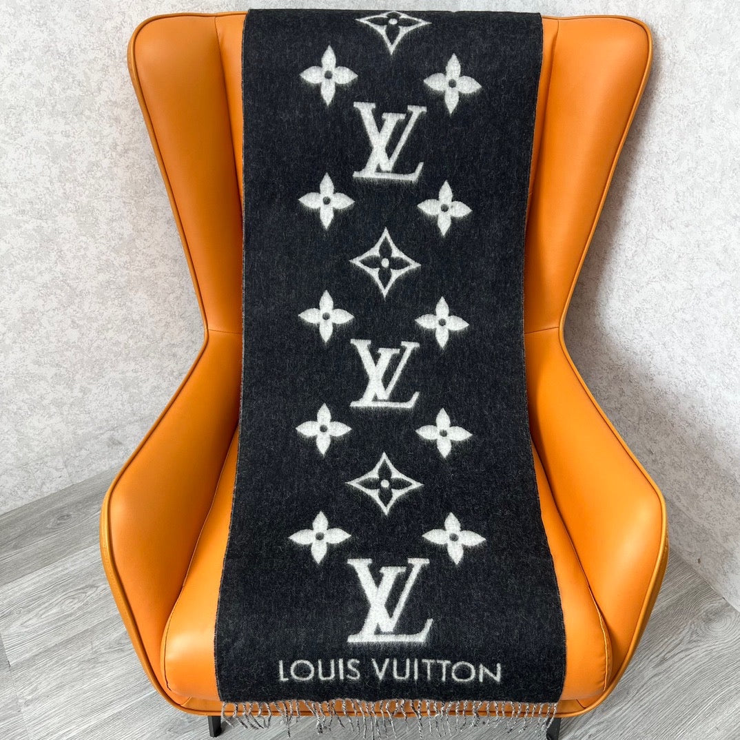 Louis Vuitton Scarves- Louis Vuitton Lou Scarf Elegant Everyday Designer Scarf