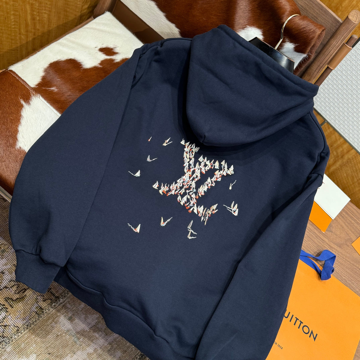 Louis Vuitton Hoodies- Louis Vuitton Lou Hoodie Premium Designer Casual Hoodie