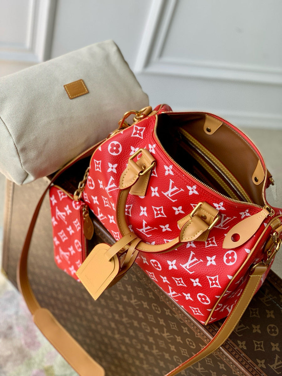 Louis Vuitton Bags- Louis Vuitton Lou Speedy P9 25 Bag Premium Designer Shoulder Bag